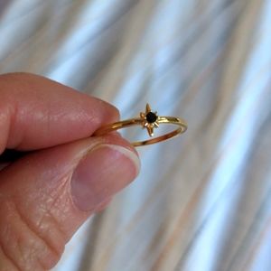 Madewell Black/gold ring